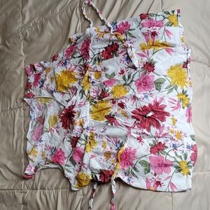 Floral maternity top